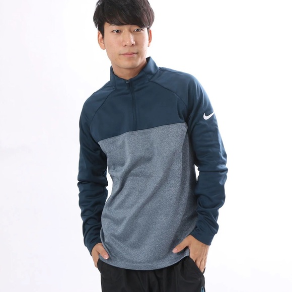 Nike Other - Nike Golf Men's Navy and Heather Gray Performance Jacket
